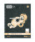 Collegeblock 044335010, Muster, Lineatur 21 / liniert mit Rand innen, A5, 70g, grau, 80 Blatt