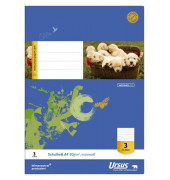 Schulheft Basic 3.Schuljahr A4 Lineatur 3 liniert weiß 16 Blatt