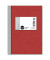 Gesch&auml;ftsbuch 608401020, STYLE, rot, A6, kariert, 70g, 96 Blatt / 192 Seiten