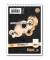 Notizblock 608740010, Muster, liniert, A7, 70g, grau, 40 Blatt