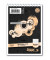 Notizblock 608740020, Muster, kariert, A7, 70g, grau, 40 Blatt
