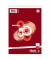 Stenoblock 040539000, liniert, A5, 70g, rot, 40 Blatt