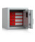 Tresor 40702 Karlsruhe II 32 l 75kg grau mit Doppelbartschloss Stahl