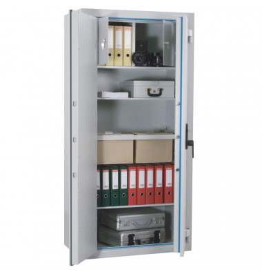 Tresor 40709 Karlsruhe VIII 474 l 353kg grau mit Doppelbartschloss Stahl