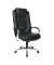 Chefsessel Soft Lux Kunstleder mit Armlehnen schwarz