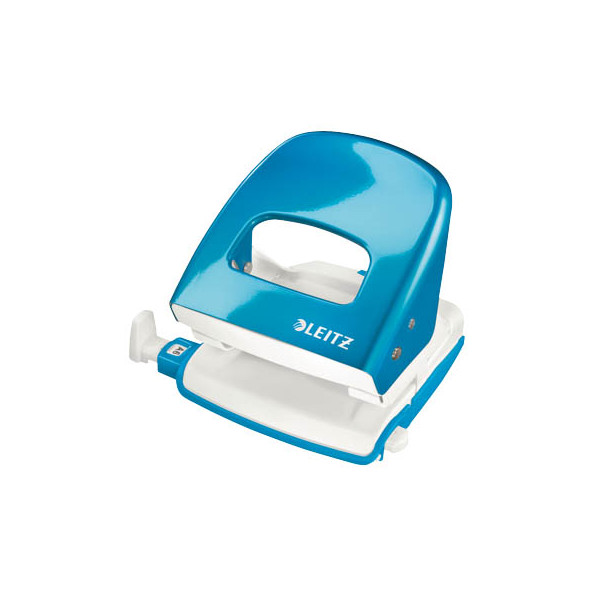 4002432392865 - Locher NeXXt WOW 5008-20-36 blau bis 3mm 30 Blatt mit Anschlagschiene in Blisterverpackung 4002432392865 Leitz