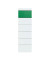 selbstklebende Rückenschilder Grüner Balken 100110259368639 weiß breit/kurz 61x192mm selbstklebend permanent 