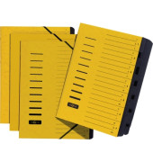 Ordnungsmappe 24081-05, 1-7 / A-XYZ, gelb, A4, 7 F&auml;cher