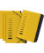 Ordnungsmappen A4 gelb 7 Fächer mit Eckspanngummi