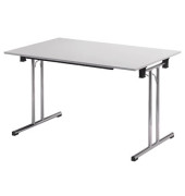 Schreibtisch TPCH147G klappbar grau rechteckig 140x70 cm (BxT)