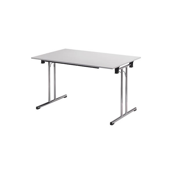 HEAD Schreibtisch TPCH147G klappbar grau rechteckig 140x70 ...