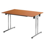Schreibtisch TPCH147M klappbar kirsche rechteckig 140x70 cm (BxT)