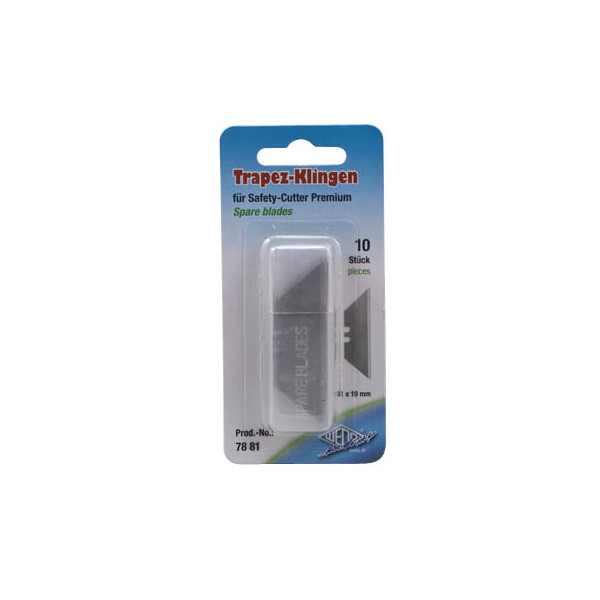 4003801792323 - Cutter-Ersatzklingen 19mm Trapezklinge Carbonstahl 4003801792323 10 Stück