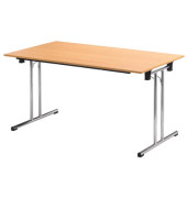 Schreibtisch TPCH167H klappbar buche rechteckig 160x70 cm (BxT)