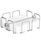 Serviettenspender WIRE 11763, silber, 19x6,5x19cm
