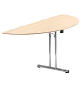 Anbautisch TPCHDR140E klappbar ahorn halbrund 140x70 cm (BxT)