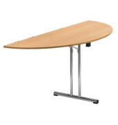 Anbautisch TPCHDR140H klappbar buche halbrund 140x70 cm (BxT)