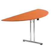 Anbautisch TPCHDR140M klappbar kirsche halbrund 140x70 cm (BxT)
