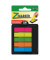 Haftmarker HN489, TRANSPARENT, 12x45mm, 5-farbig sortiert, ohne, Z-Notes, rechteckig