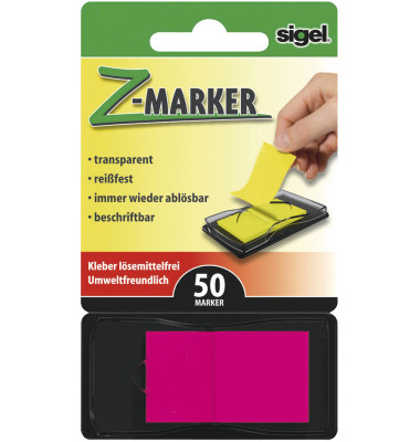 Index Haftstreifen Z-Marker neonrot