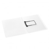 Schnellhefter Avanti 1401030, A4, weiß/transparent, Kunststoff, Vorderdeckel transparent