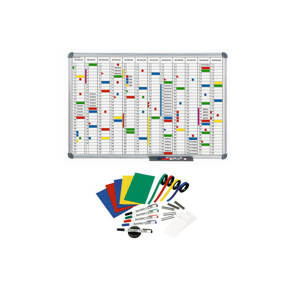 4002390080385 - MAUL MAULoffice mit Zubehörset Jahresplaner Monatseinteilung 1200 x 900 cm 4002390080385 - MAUL MAULoffice mit Zubehörset Jahresplaner Monatseinteilung 1200 x 900 cm
