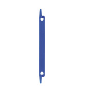Abheftstreifen 14161C-04, 9x110mm, einteilig, Kunststoff, blau, 50 Stück