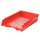 Briefablage 60100RT, A4/C4, rot, Polystyrol stapelbar