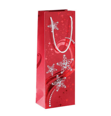 Geschenktüten Wave rot/weiß 12,5 x 8,5 x 36cm 3 Stück Geschenktüten Wave rot/weiß 12,5 x 8,5 x 36cm 3 Stück