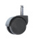 Bürostuhl-Ersatzrollen 6993, Stiftlänge 20mm, StiftØ 10mm, für Teppichboden, schwarz