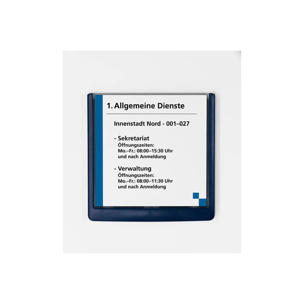 4005546405148 - Türschild CLICK SIGN dunkelblau 149 x 1485 cm (BxH) 4005546405148 Durable