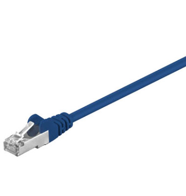 Netzwerkkabel 50157, blau, CAT 5e, 0,5m