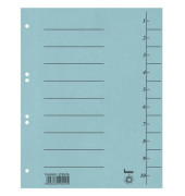 Trennblätter 97300BL A4 blau 250g 