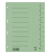 Trennblätter 97300GN A4 grün 250g 