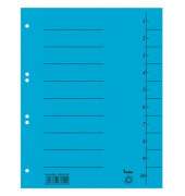 Trennblätter 98300BL A4 blau 210g 