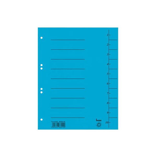 9003267660162 - Trennblätter 98300BL A4 blau 210g Recyclingkarton 9003267660162 50 Stück