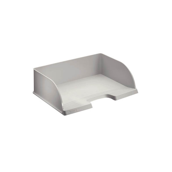 4002432389100 - Briefablage Jumbo quer Plus 5219-00-85 A4   C4 quer grau Polystyrol stapelbar 4002432389100 Leitz