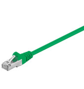 Netzwerkkabel grün RJ-45 Stecker 0,5m Cat 5e
