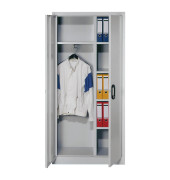 Garderobenschrank C 2000 Acurado  9260-30, Metall, 1 Abteil mit 1 Fach, abschließbar, 93x195cm (BxH), lichtgrau