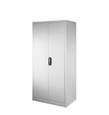 Aktenschrank 9260-100, Stahl abschließbar, 4 OH, 93 x 195 x 40 cm, lichtgrau