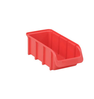 Sichtlagerkasten 682100 Größe 2/L außen: 216x102x74mm Polypropylen rot Sichtlagerkasten 682100 Größe 2/L außen: 216x102x74mm Polypropylen rot