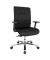 Bürostuhl Big Star 10, schwarz / silber, mit Armlehnen, bis 150kg