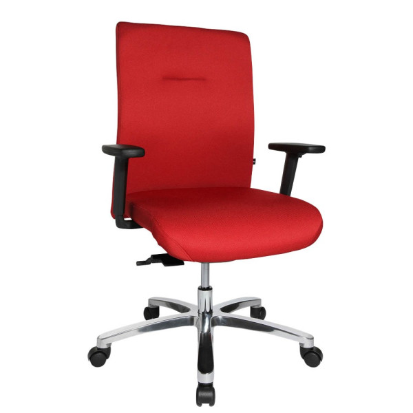 4014296241876 - Bürodrehstuhl Big Star 10 rot bis 150 kg mit Armlehnen 4014296241876 Topstar 4014296241876 - Bürodrehstuhl Big Star 10 rot bis 150 kg mit Armlehnen 4014296241876 Topstar