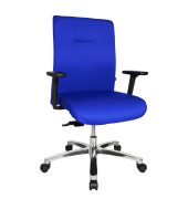Bürodrehstuhl Big Star 10 blau bis 150 kg mit Armlehnen