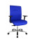 Bürostuhl Big Star 10, blau / silber, mit Armlehnen, bis 150kg