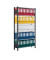 Grundsteckregal 100,0 x 30,0 x 200,0 cm schwarz 6 Fachböden