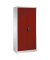 Aktenschrank 9280-000, Stahl abschließbar, 5 OH, 93 x 195 x 50 cm, rot/lichtgrau