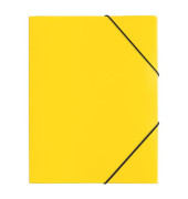 Eckspannmappe Lucy Trend 21613-04, A4 maisgelb Polypropylen (PP) 80g, mit 3 Einschlagklappen