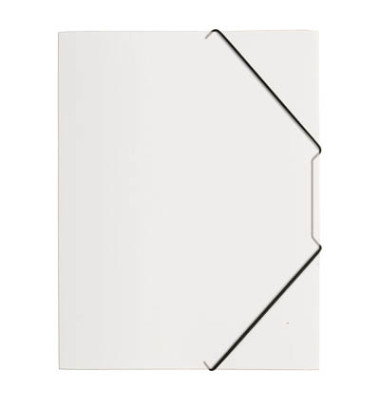 Eckspannmappe Lucy Trend 21613-19, A4 farblos-transparent Polypropylen (PP) 80g, f&uuml;r ca. 250 Blatt, mit 3 Einschlagklappen