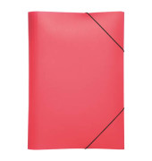 Eckspannmappe Lucy Trend 21613-03, A4 rot Polypropylen (PP), f&uuml;r ca. 250 Blatt  (80 g/m&sup2;), mit 3 Einschlagklappen